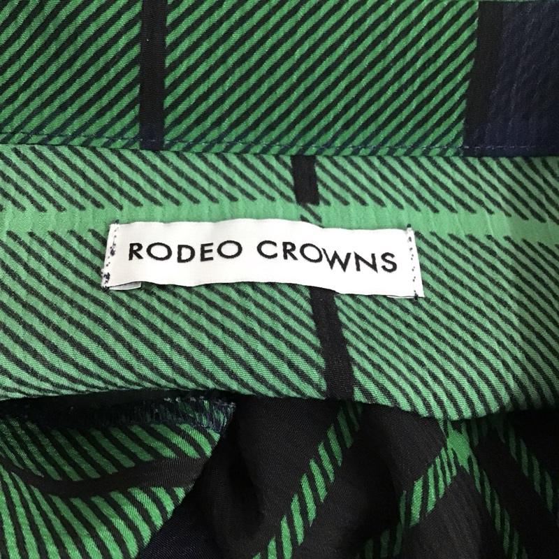 ロデオクラウンズワイドボウル RODEO CROWNS WIDE BOWL ワンピース ひざ丈スカート 420cam33-0170 チェック2WAYガウン 長袖シャツワンピース S チェック マルチカラー / マルチカラー /  レディース USED 古着 中古 10125155