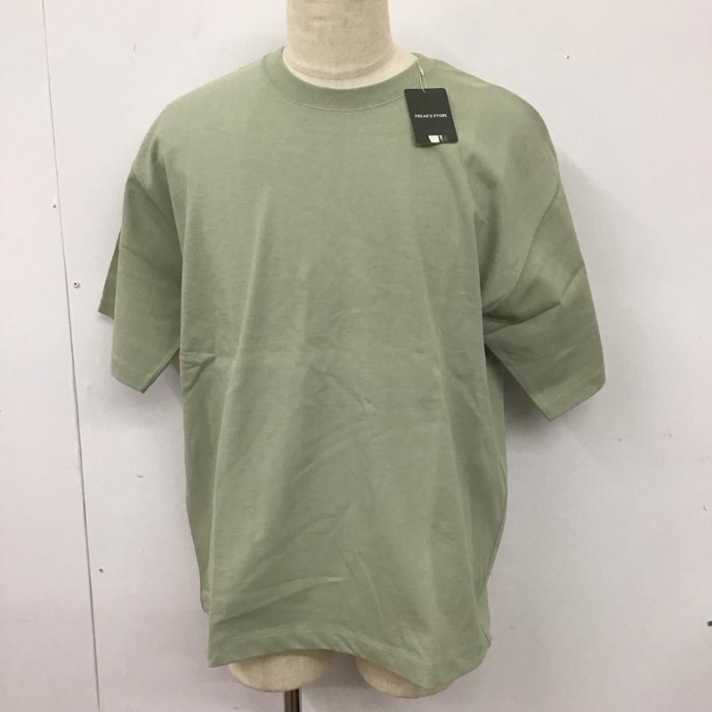 フリークスストア FREAK S STORE カットソー 半袖 半袖カットソー 無地Tシャツ クルーネックカットソー L 無地 緑 / グリーン /  メンズ USED 古着 中古 10113660