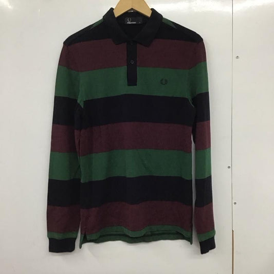 フレッドペリー FRED PERRY ポロシャツ 長袖 長袖ポロシャツ 長袖カットソー カラーシャツ S ボーダー柄 マルチカラー / マルチカラー /  メンズ USED 古着 中古 10132311