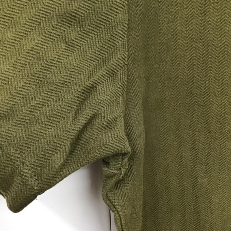 アルファインダストリー Alpha Industries Tシャツ 半袖 半袖カットソー プリントTシャツ クルーネックカットソー L ロゴ、文字 カーキ / カーキ /  メンズ USED 古着 中古 10131625