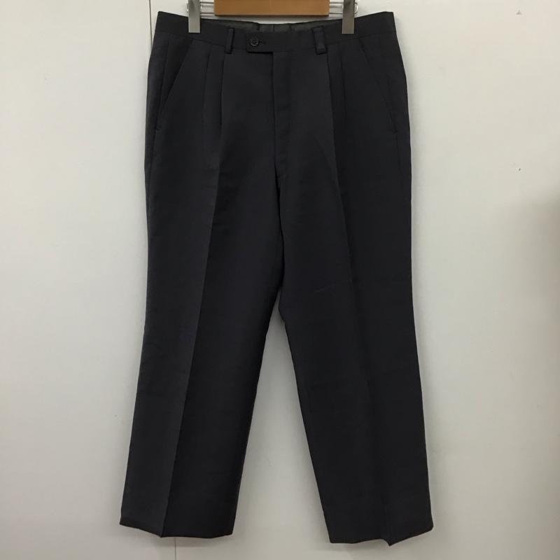 ランバン LANVIN パンツ スラックス スラックス ワイドパンツ カジュアルパンツ ストレートパンツ センタータックパンツ 無地 灰 / グレー /  メンズ USED 古着 中古 10111739