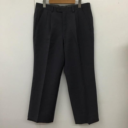 ランバン LANVIN パンツ スラックス スラックス ワイドパンツ カジュアルパンツ ストレートパンツ センタータックパンツ 無地 灰 / グレー /  メンズ USED 古着 中古 10111739