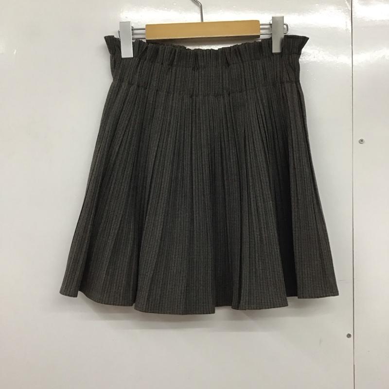 ザラ ZARA スカート ミニスカート 4886 251 802 プリーツ S チェック 茶 / ブラウン /  レディース USED 古着 中古 10143800