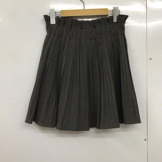 ザラ ZARA スカート ミニスカート 4886 251 802 プリーツ S チェック 茶 / ブラウン /  レディース USED 古着 中古 10143800