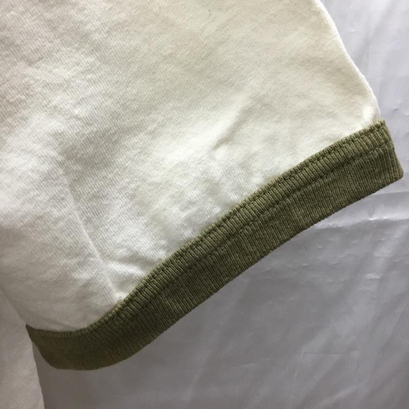 グッドオン Good On Tシャツ 半袖 半袖カットソー プリントTシャツ クルーネックカットソー 無地 M 無地 オフホワイト / オフホワイト /  メンズ USED 古着 中古 10122929