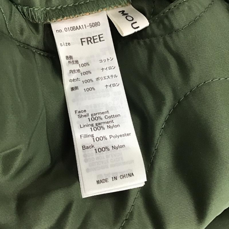 マウジー MOUSSY ジャケット、上着 ジャケット、ブレザー 010baa11-5080 Gジャン アウター FREE 無地 カーキ / カーキ /  レディース USED 古着 中古 10142514