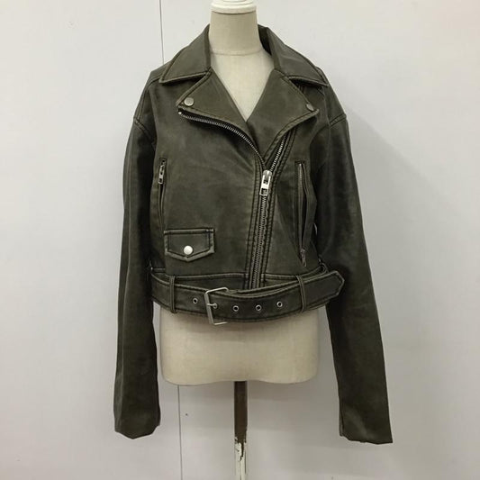 ザラ ZARA ジャケット、上着 ライダース 4341 706 822 フェイクレザー XS 無地 黒 / ブラック /  レディース USED 古着 中古 10118800