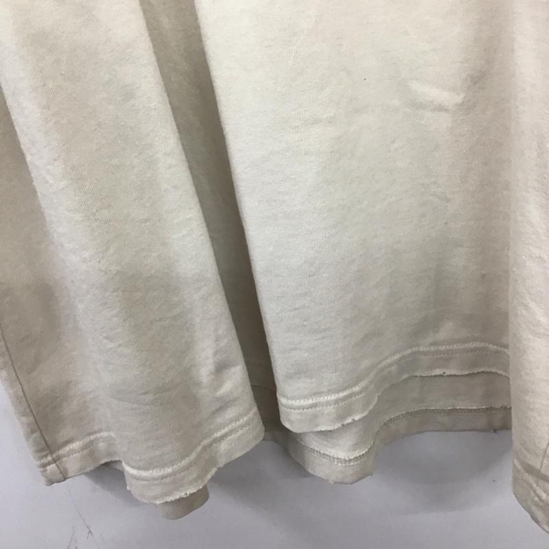 バレンシアガ BALENCIAGA Tシャツ 半袖 22aw 半袖カットソー プリントTシャツ クルーネックカットソー 刺繍 2 ロゴ、文字 ベージュ / ベージュ /  メンズ USED 古着 中古 10141672