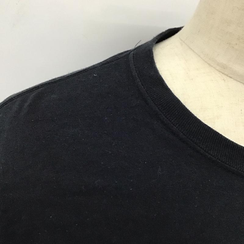 フラグスタフ FLAGSTUFF Tシャツ 半袖 半袖カットソー プリントTシャツ クルーネックカットソー プリント 黒 / ブラック /  メンズ USED 古着 中古 10115613