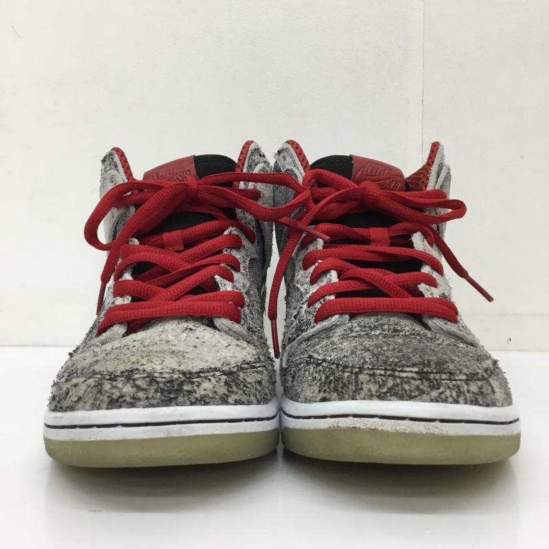 ナイキ NIKE スニーカー スニーカー DUNK HIGH PREMIUM 313171024 27.0cm ロゴ、文字 灰 / グレー /  メンズ USED 古着 中古 10110131