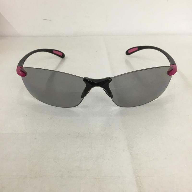 スワンズ Swans めがね・サングラス サングラス SALF-0053 スポーツサングラス 箱有 ロゴ、文字 黒 / ブラック / X 桃 / ピンク /  メンズ USED 古着 中古 10140874