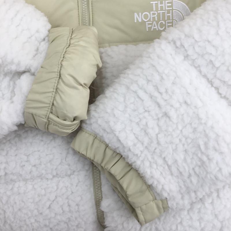 ザノースフェイス THE NORTH FACE ジャケット、上着 ダウンジャケット SHERPA NUPTSE JACKET シェルパ ヌプシ ジャケット NF0A5A84 ボア フリース L ロゴ、文字 白 / ホワイト / X ベージュ / ベージュ /  メンズ USED 古着 中古 10105682