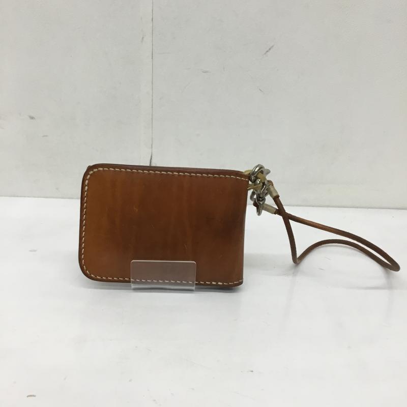 ユーズドクロージング used clothes 財布 二つ折り 黒羽 無地 茶 / ブラウン /  メンズ USED 古着 中古 10136218