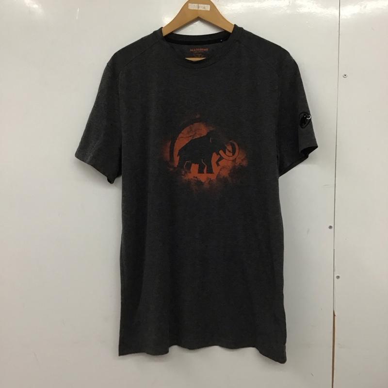 マムート Mammut Tシャツ 半袖 半袖カットソー プリントTシャツ クルーネックカットソー L プリント ダークグレー / ダークグレー /  メンズ USED 古着 中古 10148118