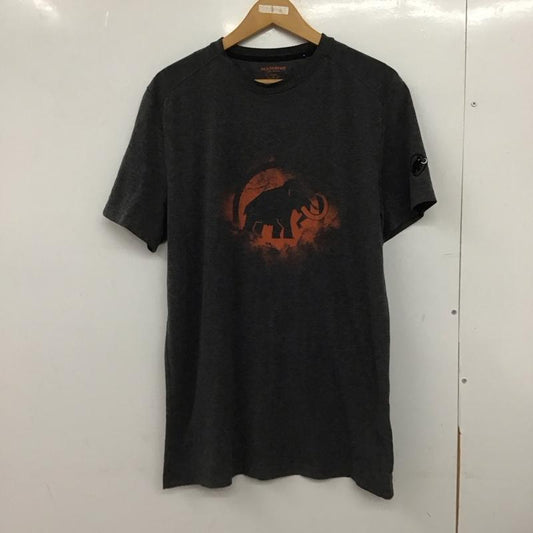 マムート Mammut Tシャツ 半袖 半袖カットソー プリントTシャツ クルーネックカットソー L プリント ダークグレー / ダークグレー /  メンズ USED 古着 中古 10148118