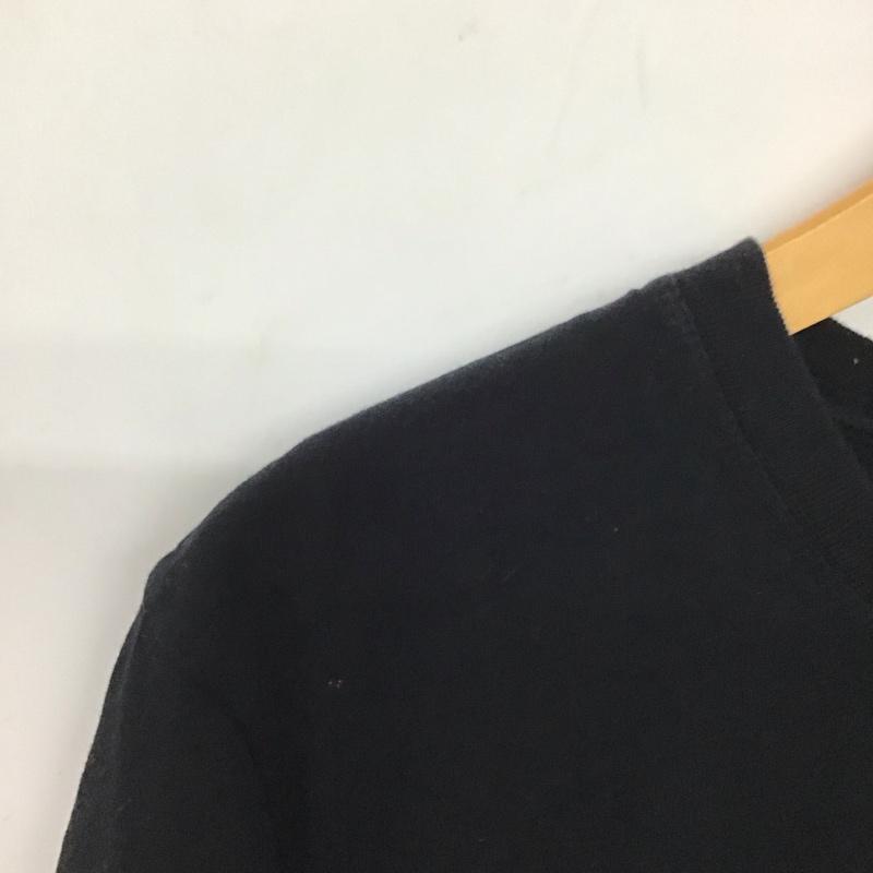 ディーゼル DIESEL Tシャツ 半袖 半袖カットソー プリントTシャツ クルーネックカットソー L ロゴ、文字 黒 / ブラック /  メンズ USED 古着 中古 10135976