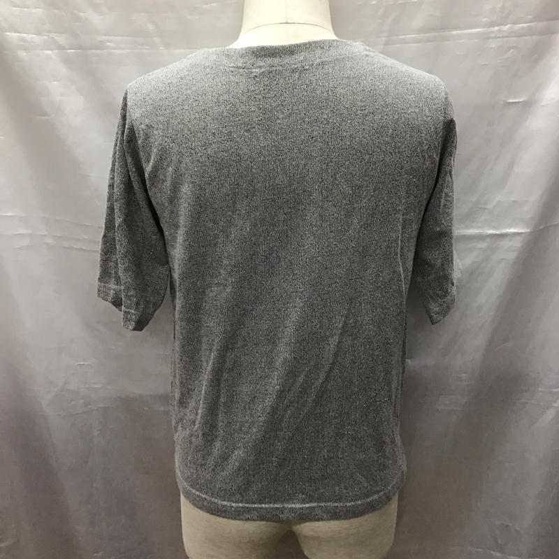 イッカ ikka カットソー 半袖 17SSCS-1506K 五分袖 S 無地 灰 / グレー /  メンズ USED 古着 中古 10117043