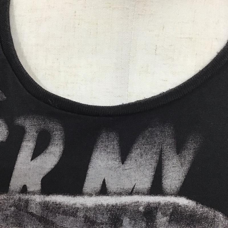 ディーゼル DIESEL Tシャツ 半袖 半袖カットソー プリントTシャツ クルーネックカットソー M プリント 黒 / ブラック /  メンズ USED 古着 中古 10126234