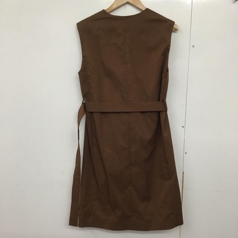 スライ SLY ベスト ベスト WAISTBELTGILET-S 0309SR33-0160 FREE 無地 茶 / ブラウン /  レディース USED 古着 中古 10140505