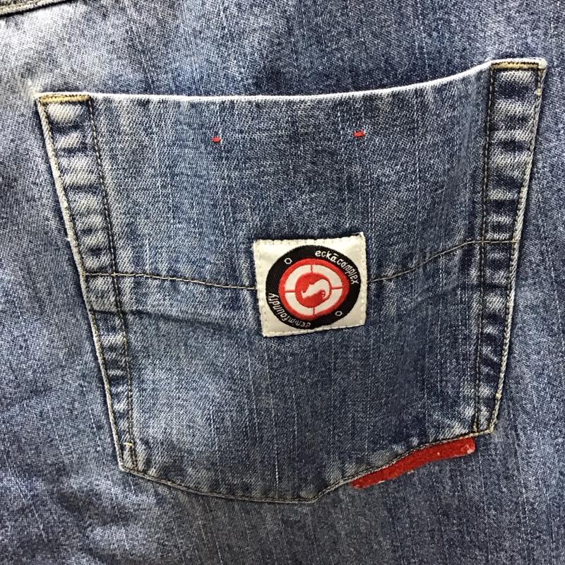 マーク エコー marc ecko パンツ デニム、ジーンズ デニムパンツ ストレートパンツ ワイドパンツ カジュアルパンツ 32インチ 無地 インディゴ / インディゴ /  メンズ USED 古着 中古 10117451