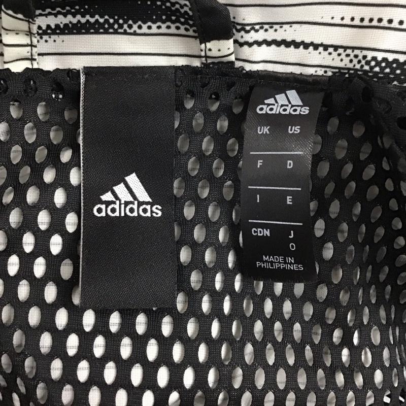 アディダス adidas ジャケット、上着 ジャンパー、ブルゾン fm5452 ストハブグラフィックジャケット ジップアップジャケット スポーツウェア 総柄 白 / ホワイト / X 黒 / ブラック /  メンズ USED 古着 中古 10112054