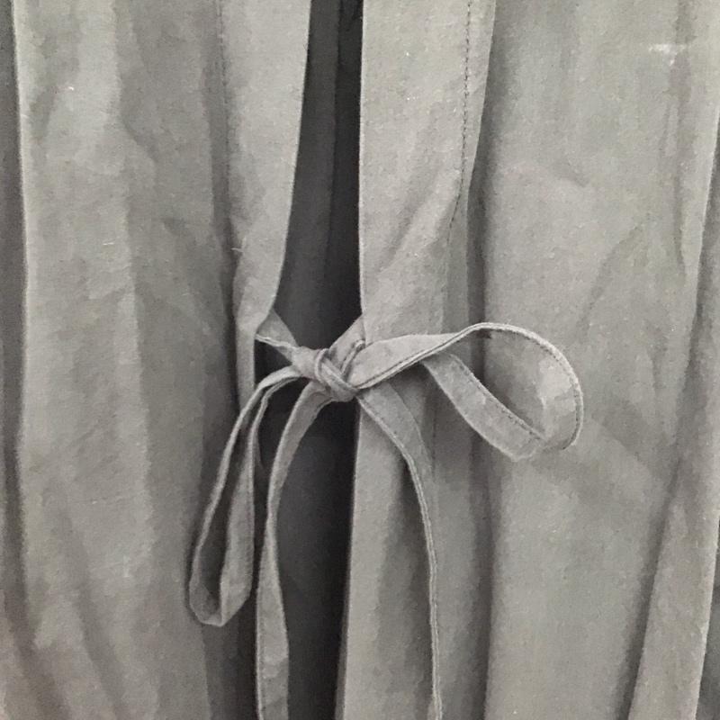 アングリッド Ungrid ワンピース ひざ丈スカート 長袖シャツワンピース フレアスカート FREE 無地 黒 / ブラック /  レディース USED 古着 中古 10146684