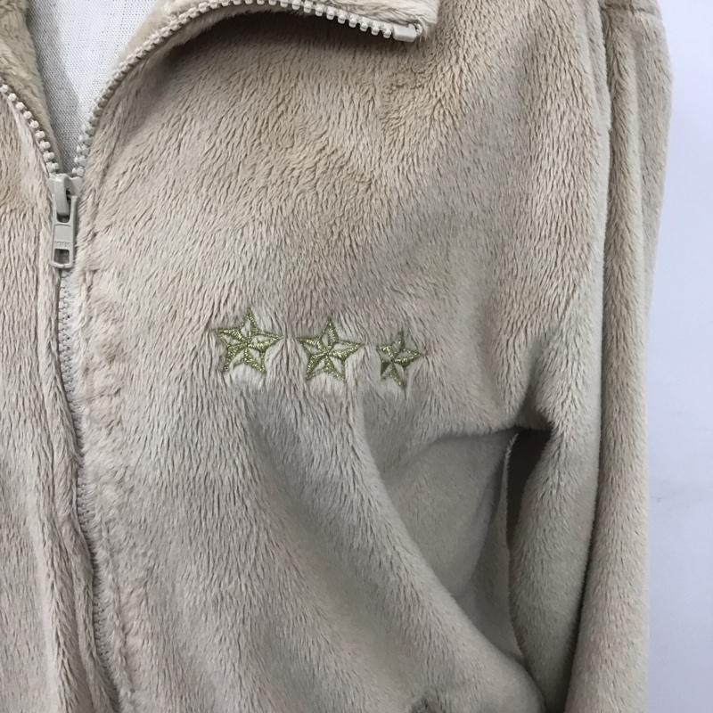ビームスボーイ BEAMS BOY パーカー 長袖 ジップパーカー 無地 ベージュ / ベージュ /  レディース USED 古着 中古 10124507