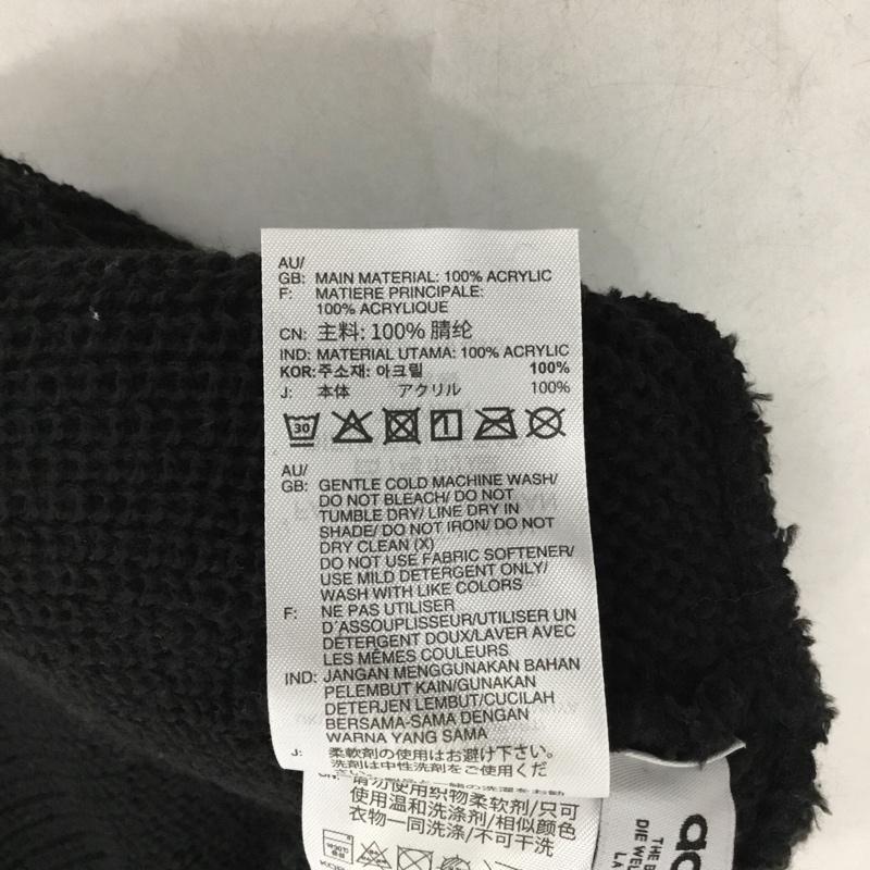 アディダスオリジナルス adidas originals 帽子 ニット帽 JD5167 シュムーフォイル ビーニー マーク・ゴンザレス ワンポイント 黒 / ブラック / X カーキ / カーキ /  メンズ USED 古着 中古 10143662