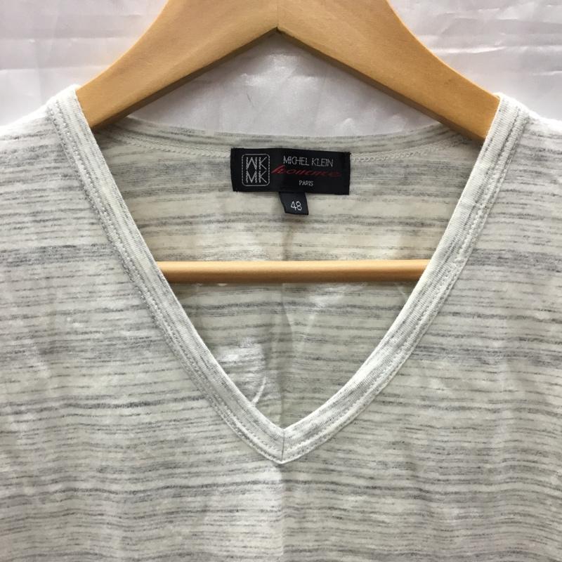 ミッシェル・クラン MICHEL KLEIN Tシャツ 半袖 48  マルチカラー / マルチカラー /  メンズ USED 古着 中古 10110624