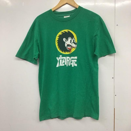 エクストララージ XLARGE Tシャツ 半袖 半袖カットソー プリントTシャツ クルーネックカットソー 古着 M プリント 緑 / グリーン /  メンズ USED 古着 中古 10132369