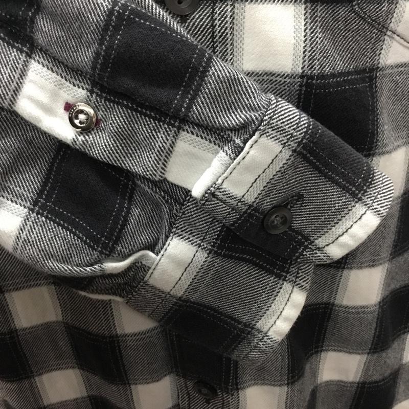 ディーゼル DIESEL シャツ、ブラウス 長袖 長袖シャツ カラーシャツ ポケットシャツ 長袖カットソー チェックシャツ S チェック 白 / ホワイト / X 黒 / ブラック /  メンズ USED 古着 中古 10117574