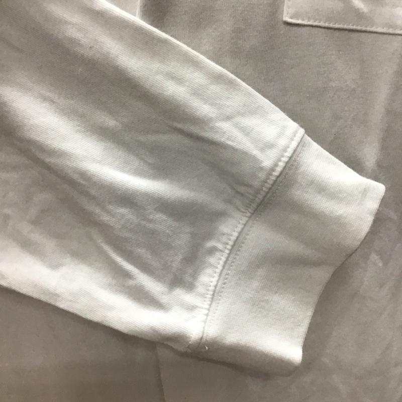 アーバンリサーチ URBAN RESEARCH カットソー 長袖 長袖カットソー クルーネックカットソー ロングスリーブカットソー 40 無地 白 / ホワイト /  メンズ USED 古着 中古 10116266