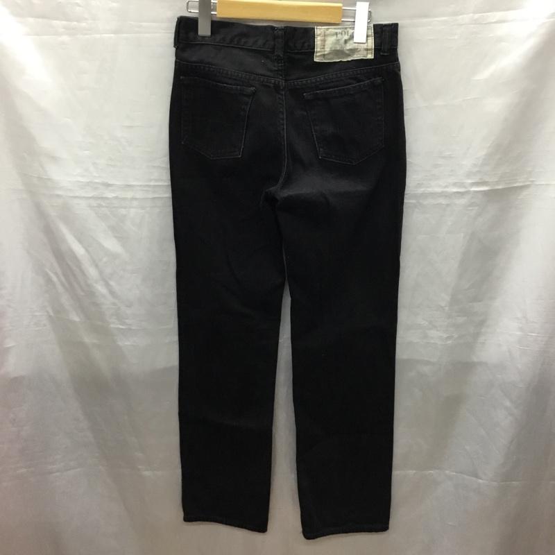 ポロラルフローレン POLO RALPH LAUREN パンツ デニム、ジーンズ デニムパンツ スリムパンツ ジーンズ 無地 黒 / ブラック /  メンズ USED 古着 中古 10121468