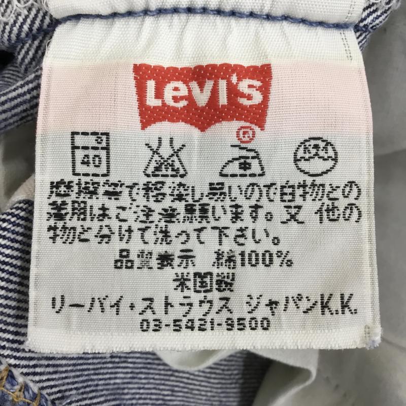 リーバイス Levi s パンツ デニム、ジーンズ USA製　00s 30インチ 無地 インディゴ / インディゴ /  レディース USED 古着 中古 10150937
