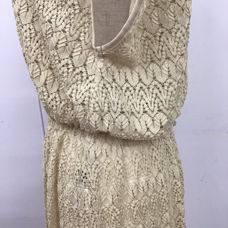 アパートバイローリーズ apart by lowrys ワンピース ロングスカート AP271052YG Vネック FREE 無地 黄 / イエロー /  レディース USED 古着 中古 10108616