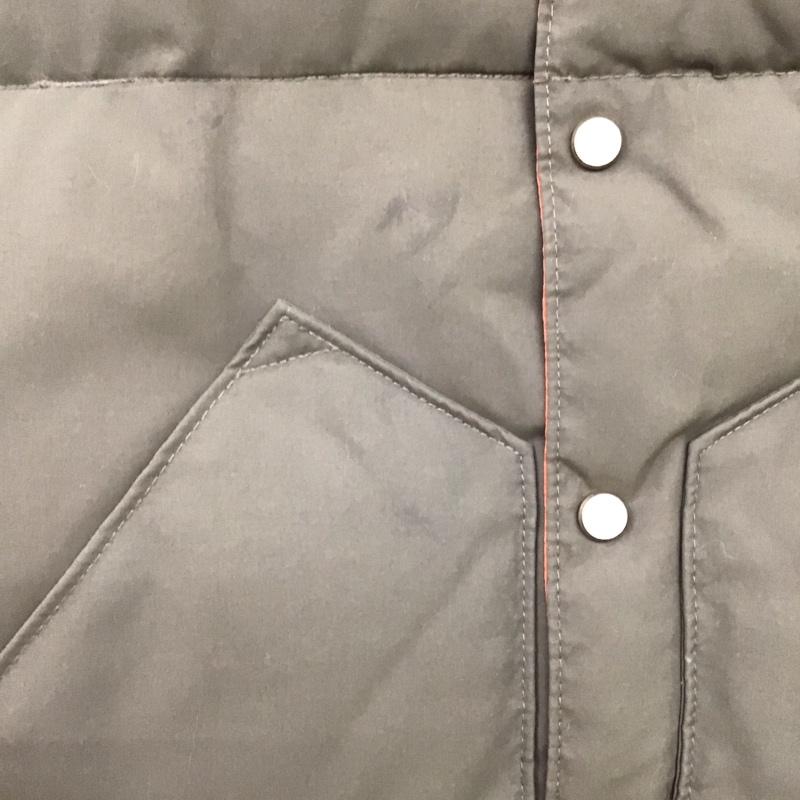 ロッキー マウンテン フェザーベッド Rocky Mountain FeatherBed ベスト ベスト ダウンベスト ノースリーブ フロントボタン 38 無地 カーキ / カーキ /  メンズ USED 古着 中古 10145901