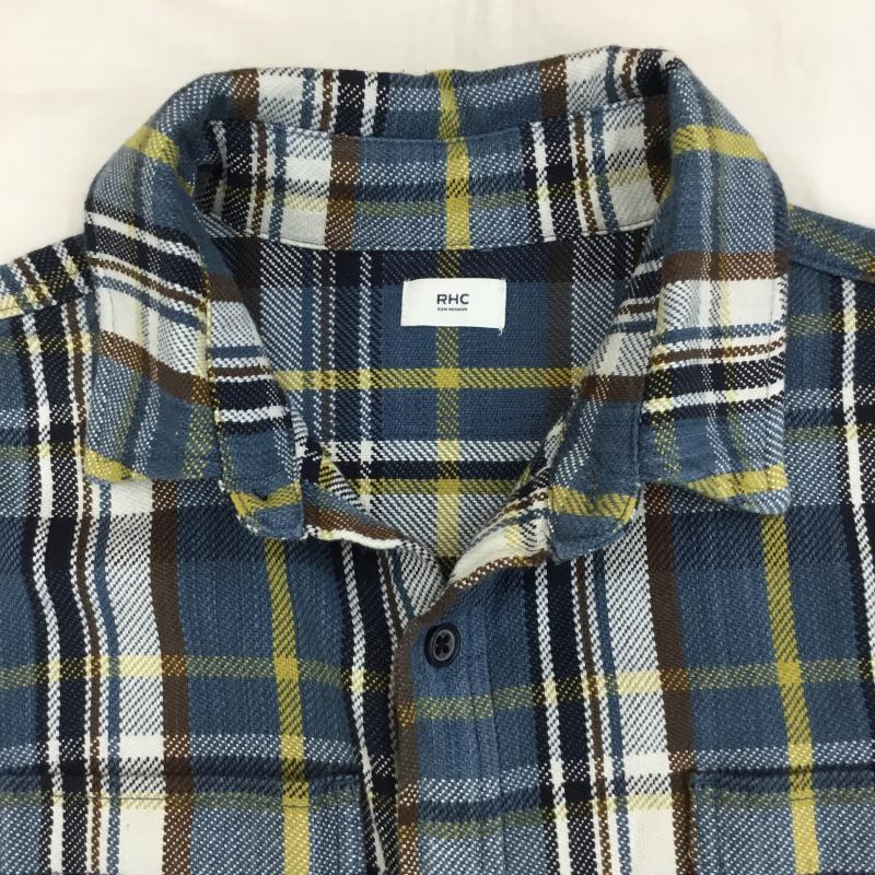 ロンハーマン Ron Herman シャツ、ブラウス 長袖 3620700133 S チェック 青 / ブルー /  メンズ USED 古着 中古 10141339