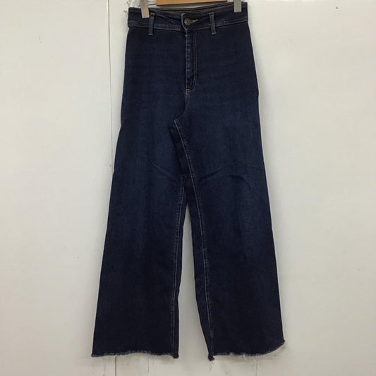 ザラ ZARA パンツ デニム、ジーンズ 36インチ 無地 インディゴ / インディゴ /  レディース USED 古着 中古 10129736
