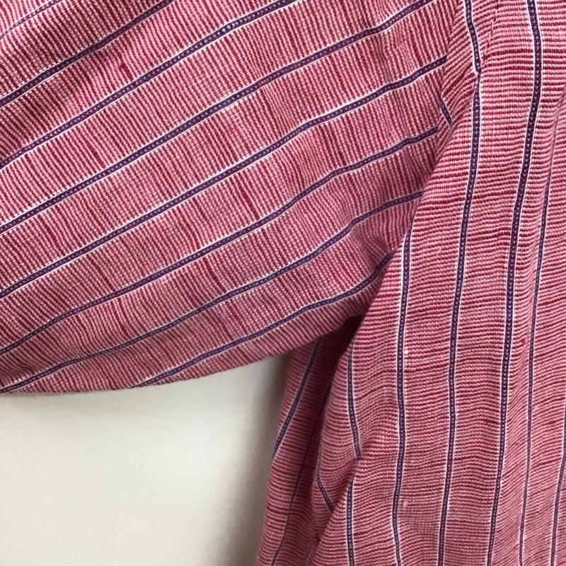 エディーバウアー Eddie Bauer シャツ、ブラウス 七分袖 M ストライプ マルチカラー / マルチカラー /  メンズ USED 古着 中古 10141178