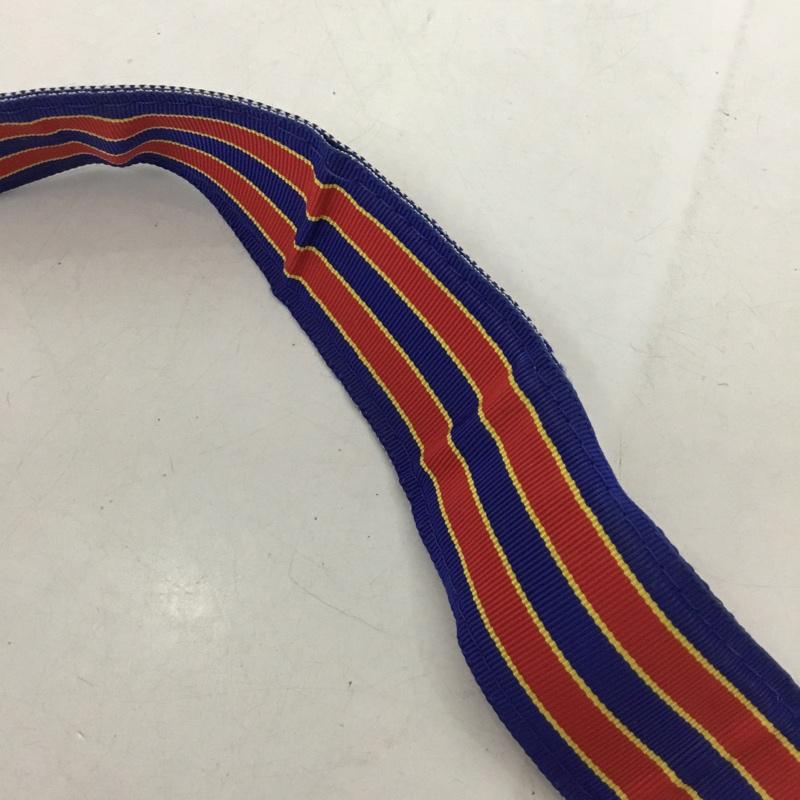 古着 USED ベルト・バックル ベルト BARRONS HUNTER バロンズハンター RIBBON BELT ボーダー柄 青 / ブルー / X 赤 / レッド / X 黄 / イエロー /  メンズ USED 古着 中古 10145166