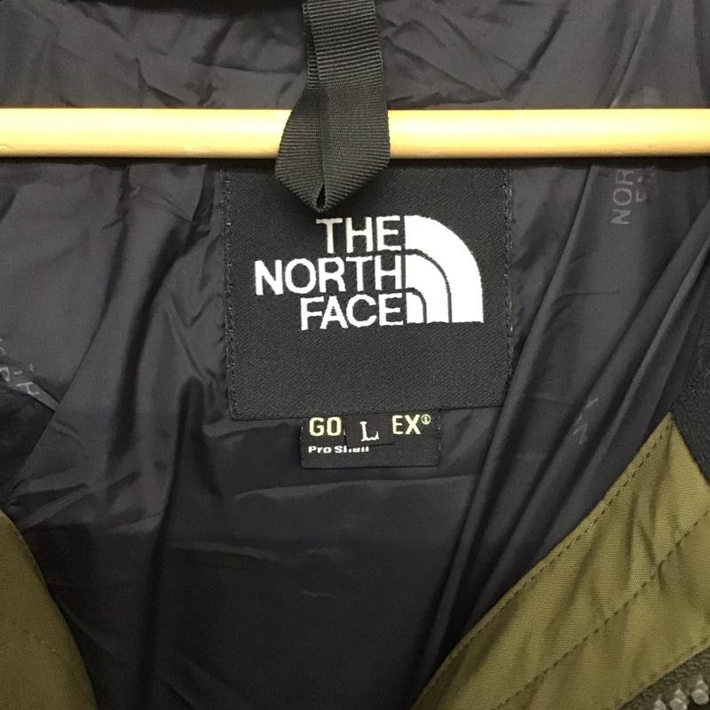 ザノースフェイス THE NORTH FACE ジャケット、上着 ジャンパー、ブルゾン np15105 マウンテンジャケット ジップアップジャケット アウター L ロゴ、文字 カーキ / カーキ /  メンズ USED 古着 中古 10140124