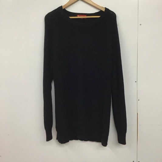 シュプリーム Supreme ニット、セーター 長袖 XL 刺繍 黒 / ブラック /  メンズ USED 古着 中古 10144862