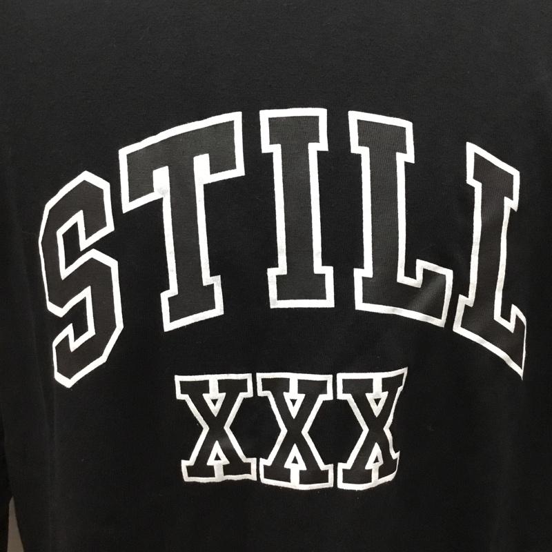 モンキータイム MONKEY TIME Tシャツ 長袖 8312-599-0974-0970 クルーネック プリント ロンT タグ付き L ロゴ、文字 黒 / ブラック /  メンズ USED 古着 中古 10121237