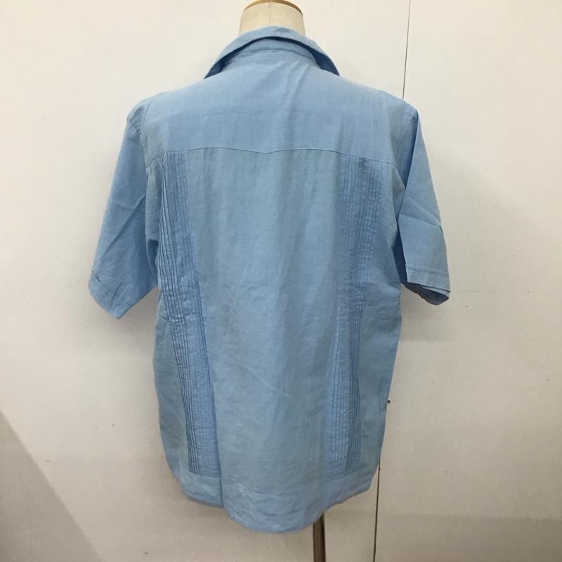 フリークスストア FREAK S STORE シャツ、ブラウス 半袖 M 無地 水色 / ライトブルー /  メンズ USED 古着 中古 10128315