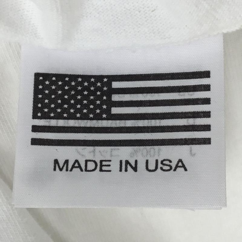 リチャードソン RICHARDSON Tシャツ 半袖 L プリント 白 / ホワイト /  メンズ USED 古着 中古 10110356