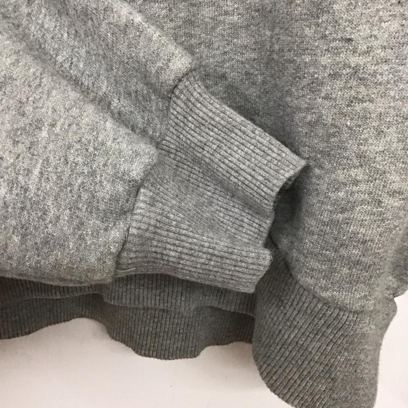 ザラ ZARA パーカー 長袖 M 無地 灰 / グレー /  レディース USED 古着 中古 10132766