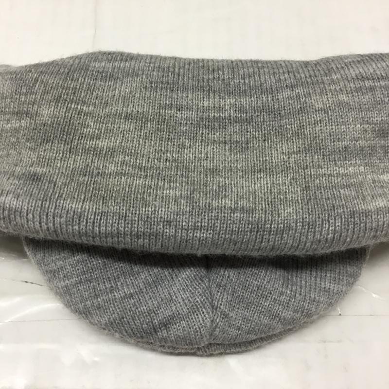 シュプリーム Supreme 帽子 ニット帽 18SS Rubber Patch Beanie ロゴ、文字 灰 / グレー /  メンズ USED 古着 中古 10109757