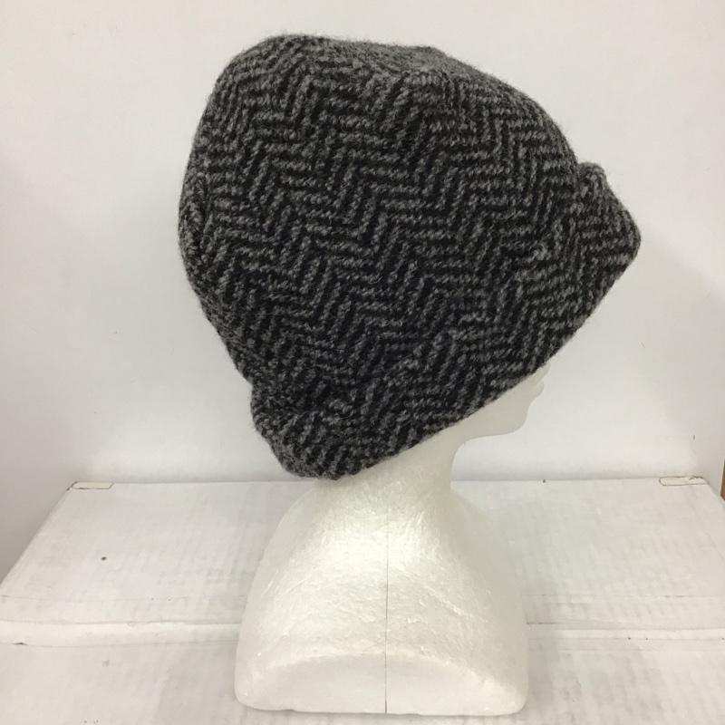 エンジニアードガーメンツ Engineered Garments 帽子 ニット帽 ヘリンボーン  黒 / ブラック / X 灰 / グレー /  メンズ USED 古着 中古 10111527