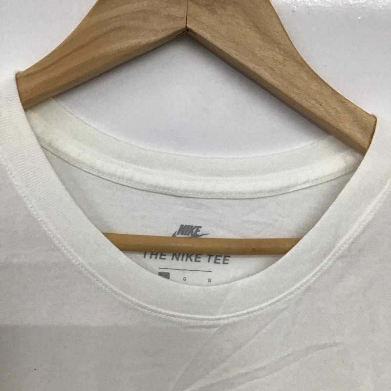 ナイキ NIKE Tシャツ 半袖 bq0593-100 JDIスウッシュSSTシャツ プリントTシャツ L ロゴ、文字 白 / ホワイト /  メンズ USED 古着 中古 10148726