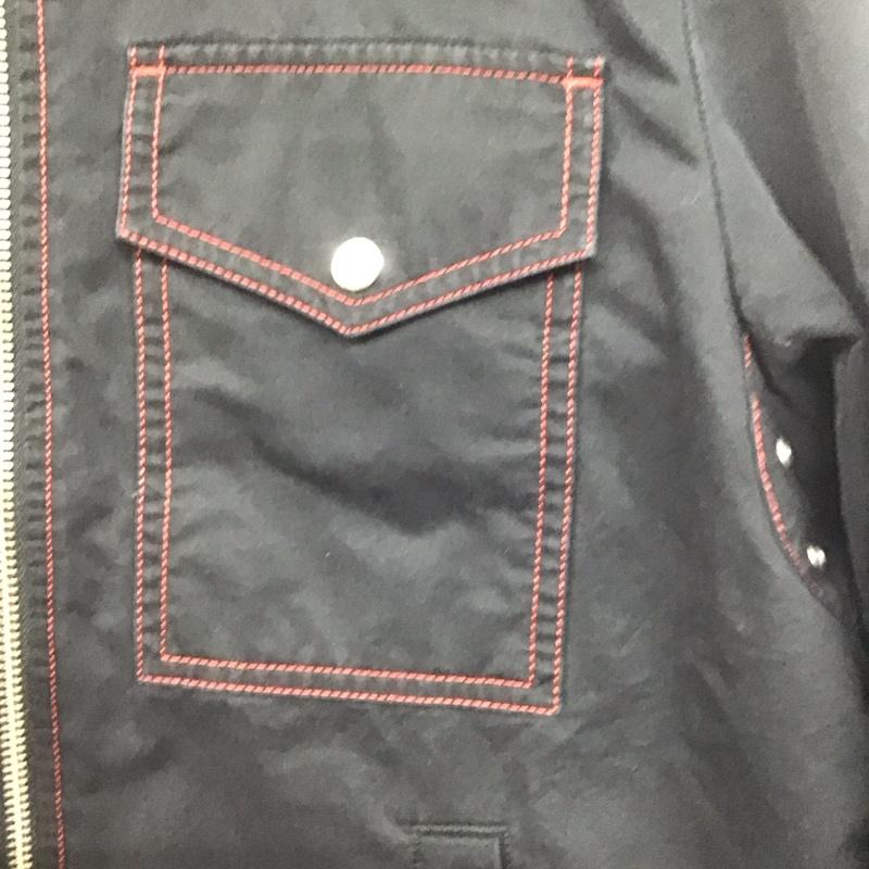 ディーゼル DIESEL ジャケット、上着 ジャケット、ブレザー ジップアップジャケット アウター カラージャケット L 無地 黒 / ブラック /  メンズ USED 古着 中古 10143180